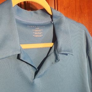 Like New Perry Ellis Blue Polo Shirt